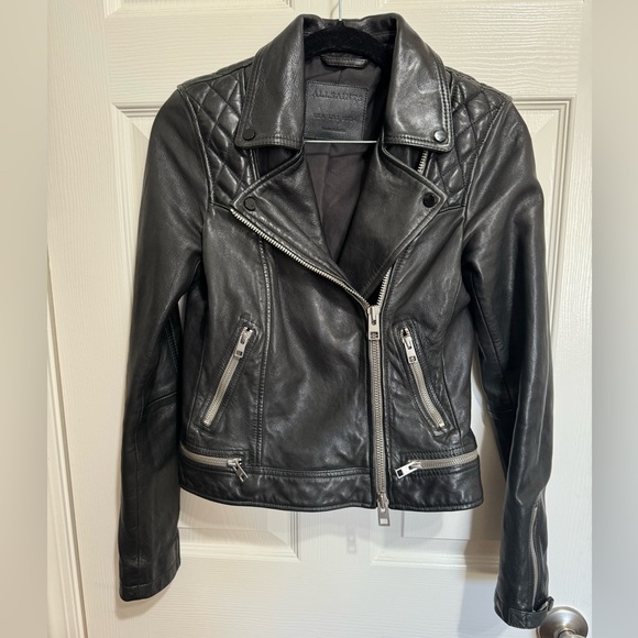 All Saints Leather Jacket - Picture 1 of 6